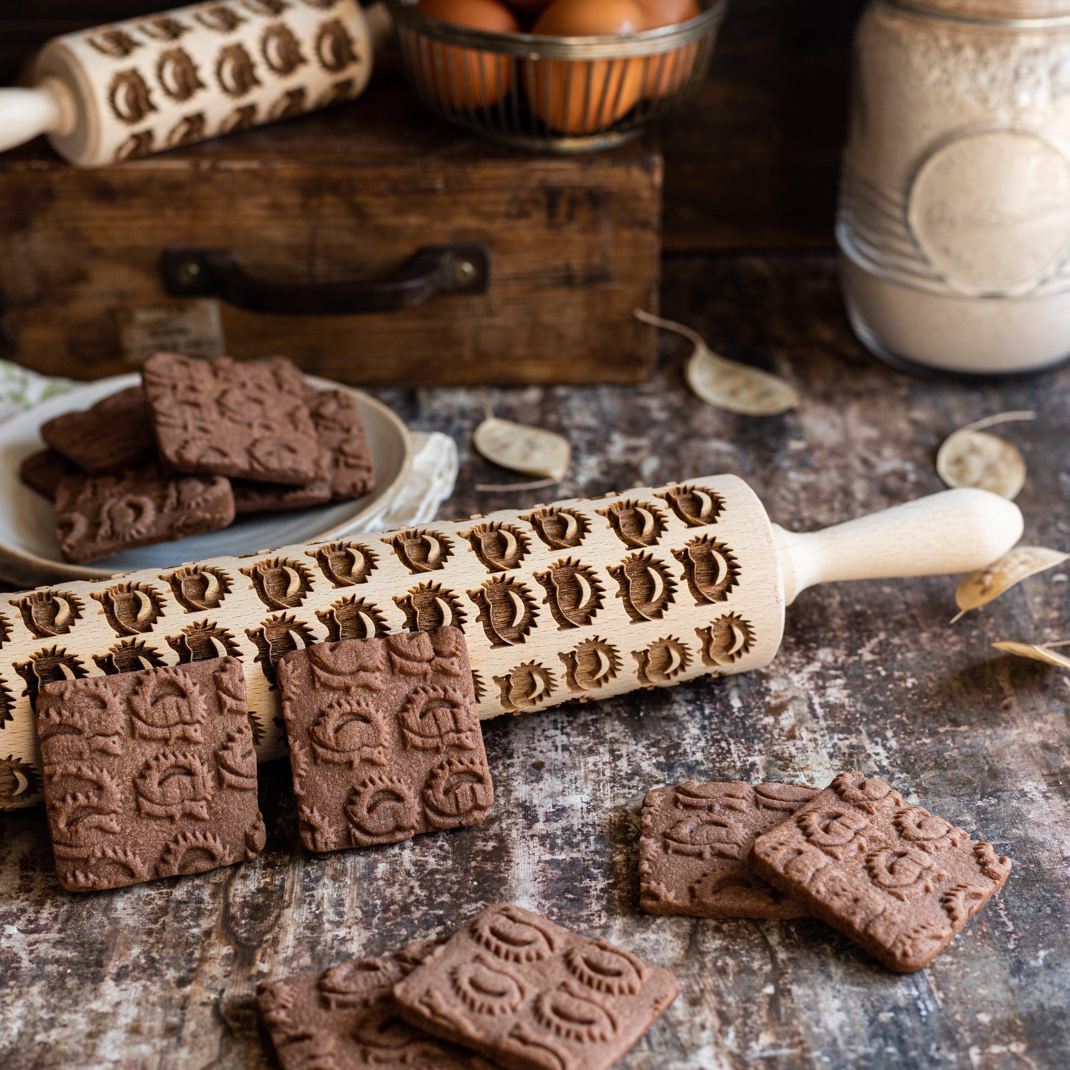 Hedgehogs Rolling Pin