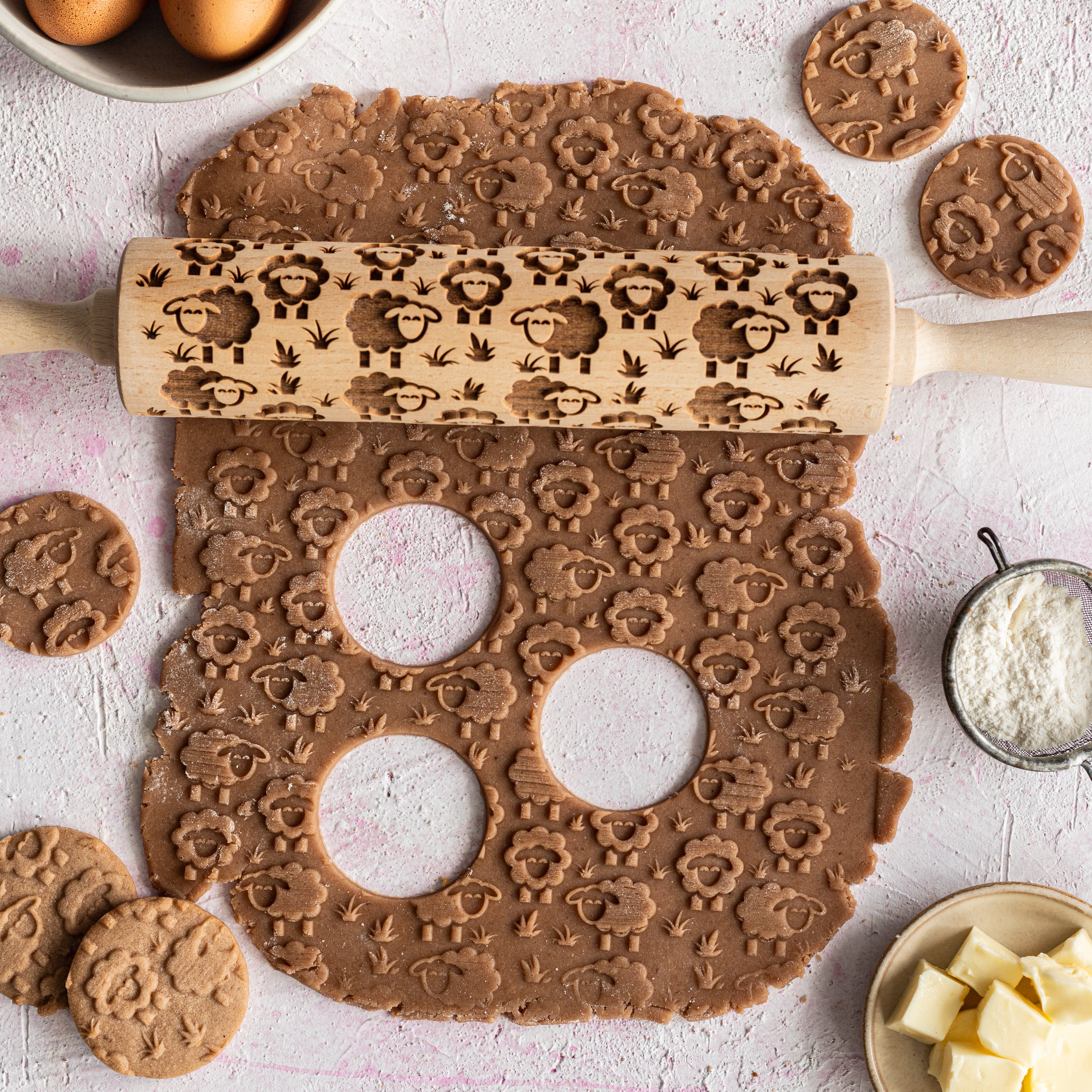 Sheep Rolling Pin