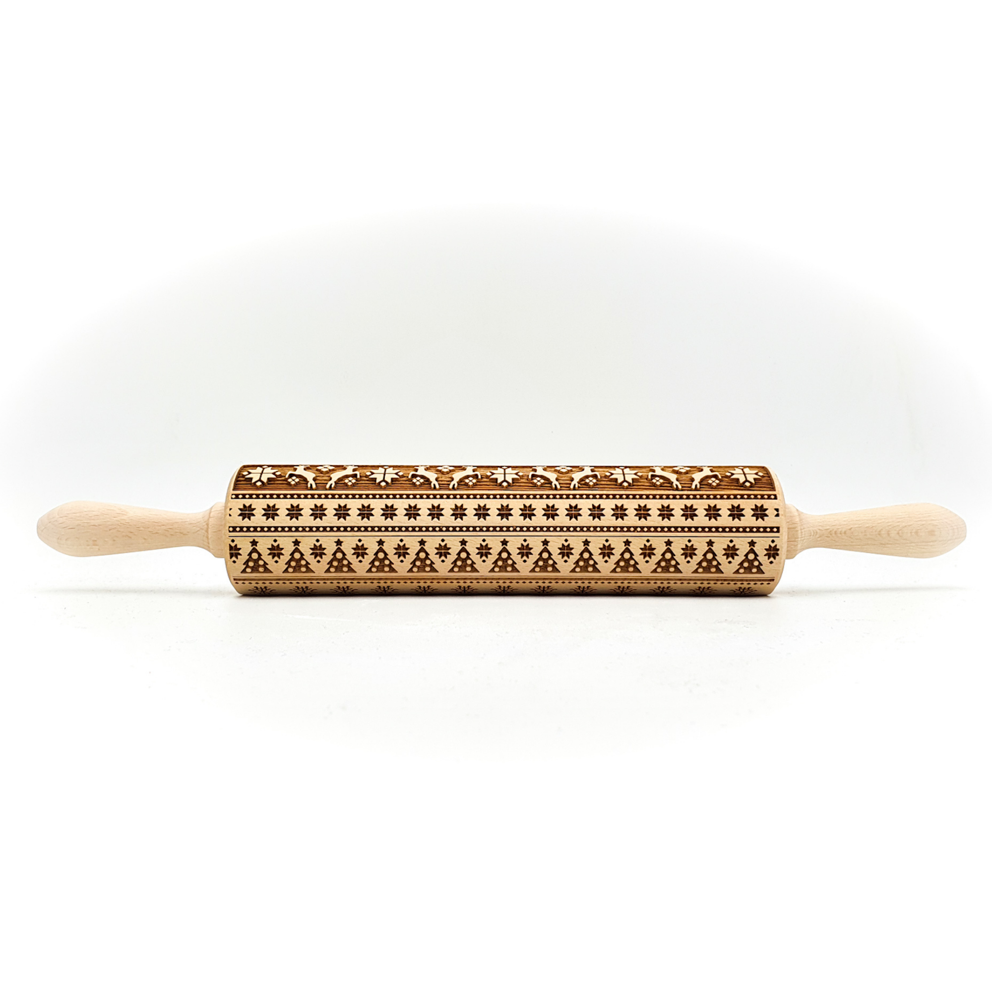 Christmas Scraps Rolling Pin
