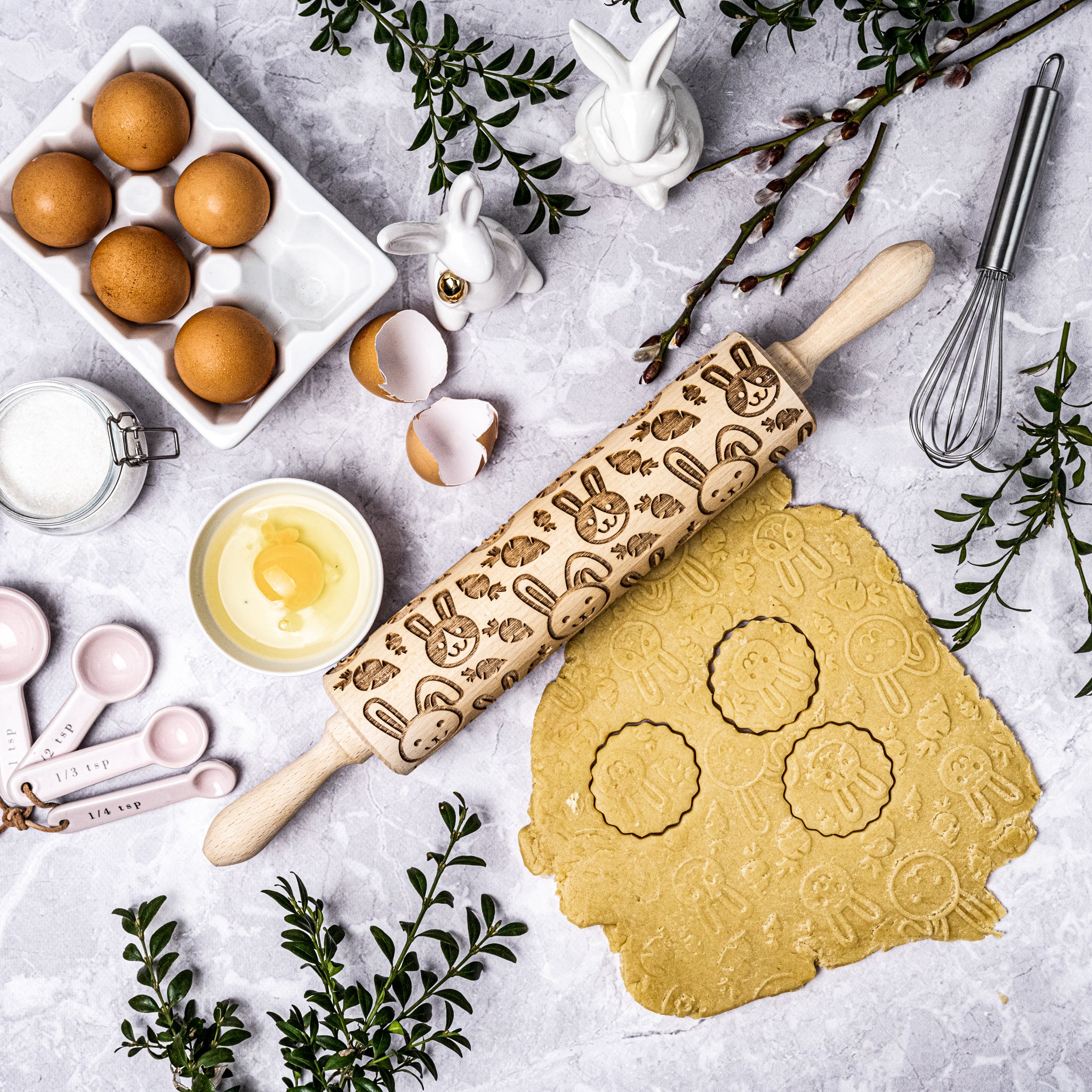 Rabbits Rolling Pin