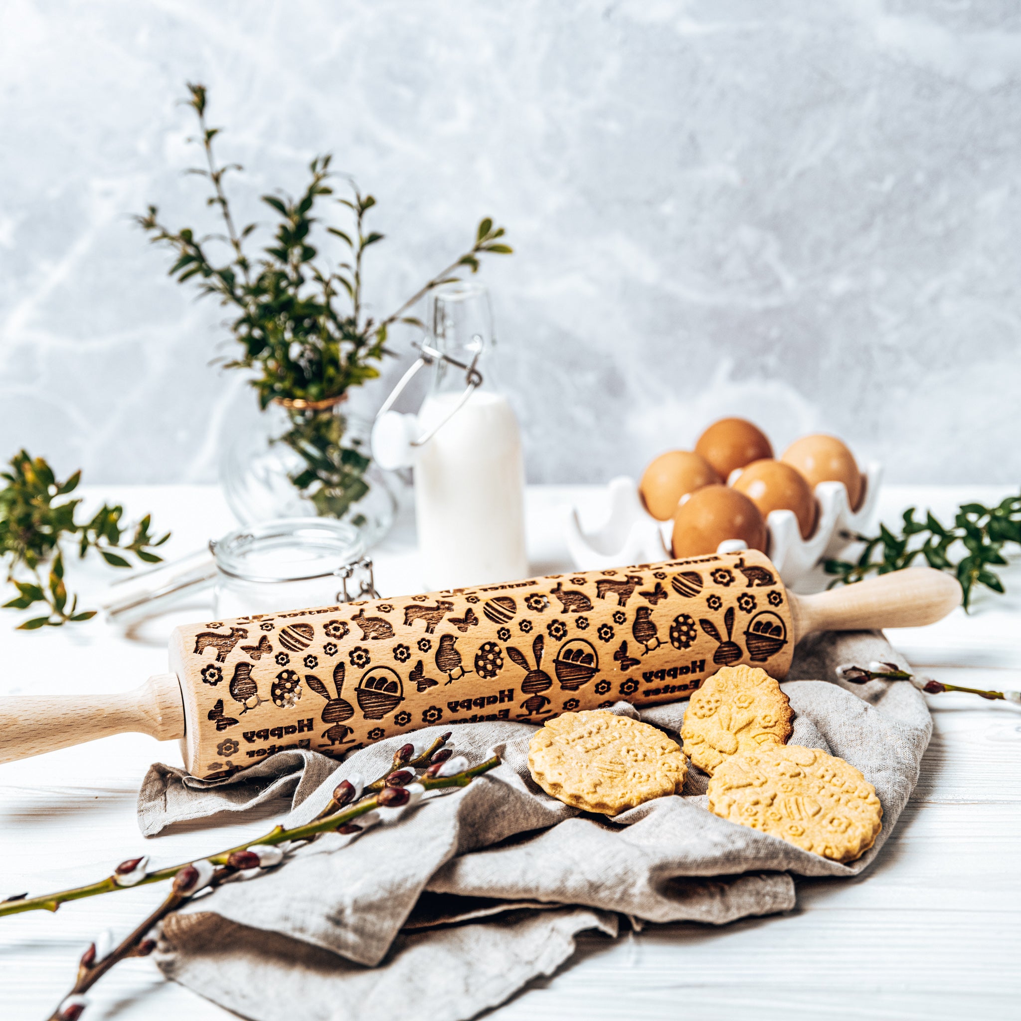 Happy Easter Rolling Pin