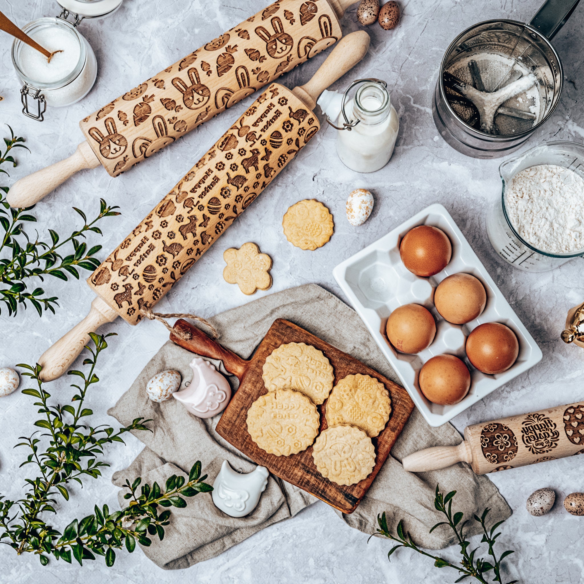 Happy Easter Rolling Pin
