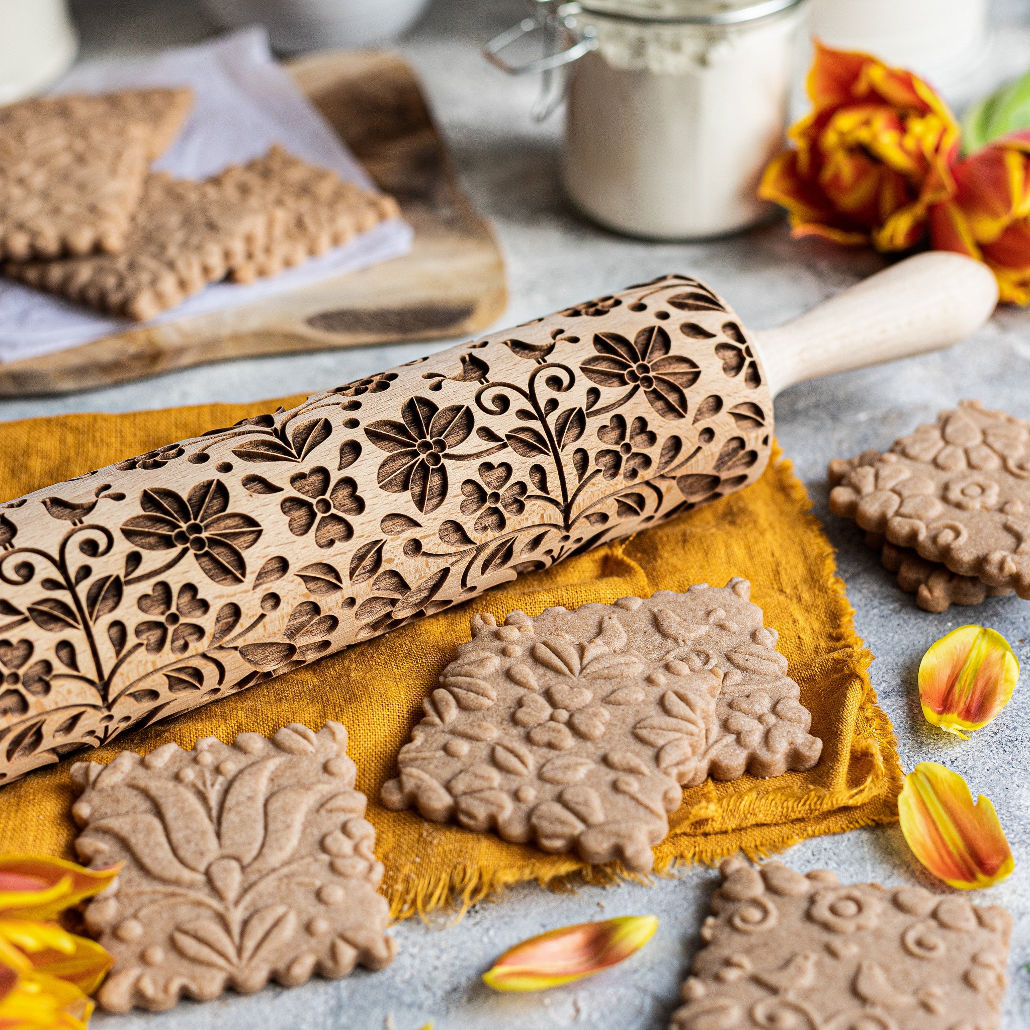 Nature Rolling Pin