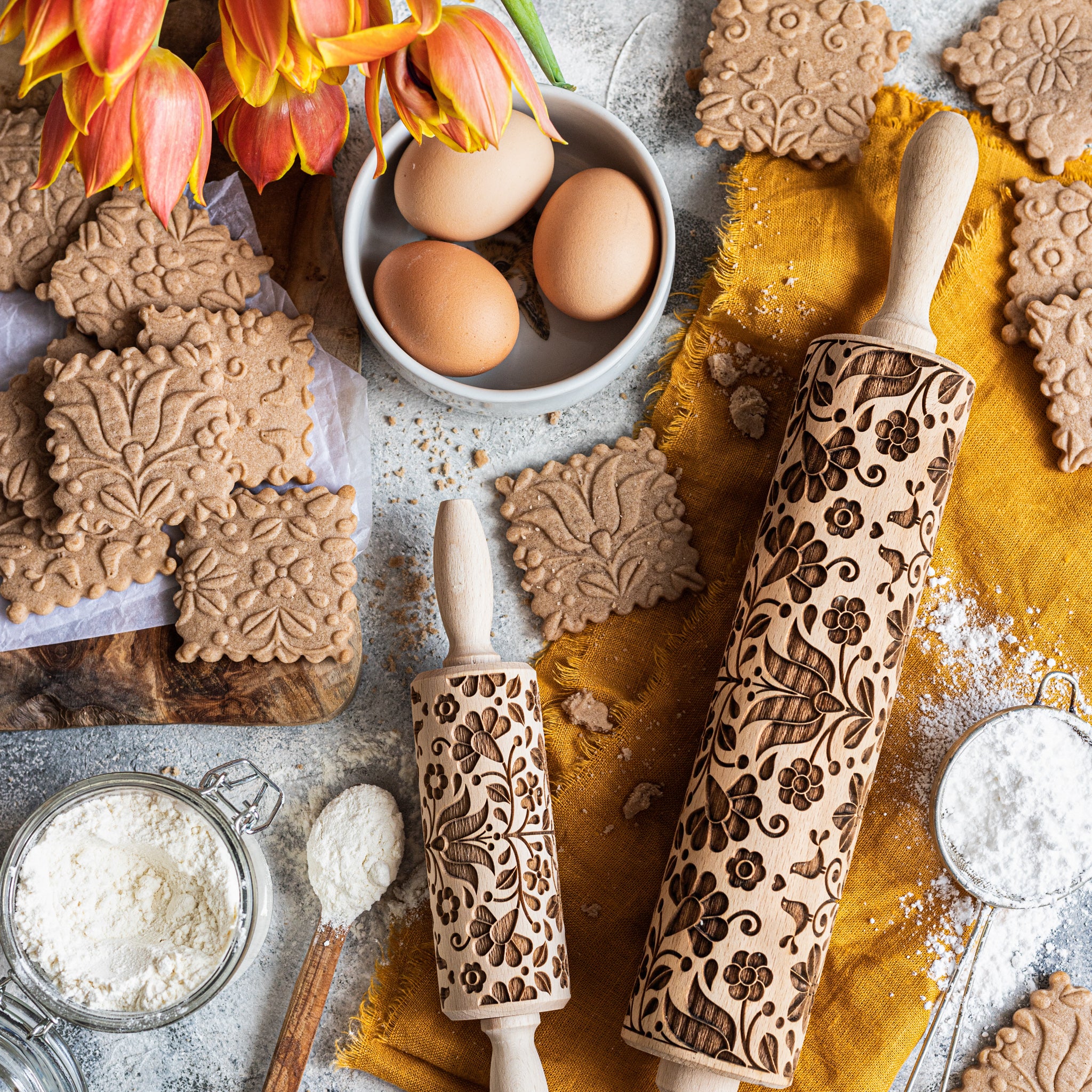 Nature Rolling Pin