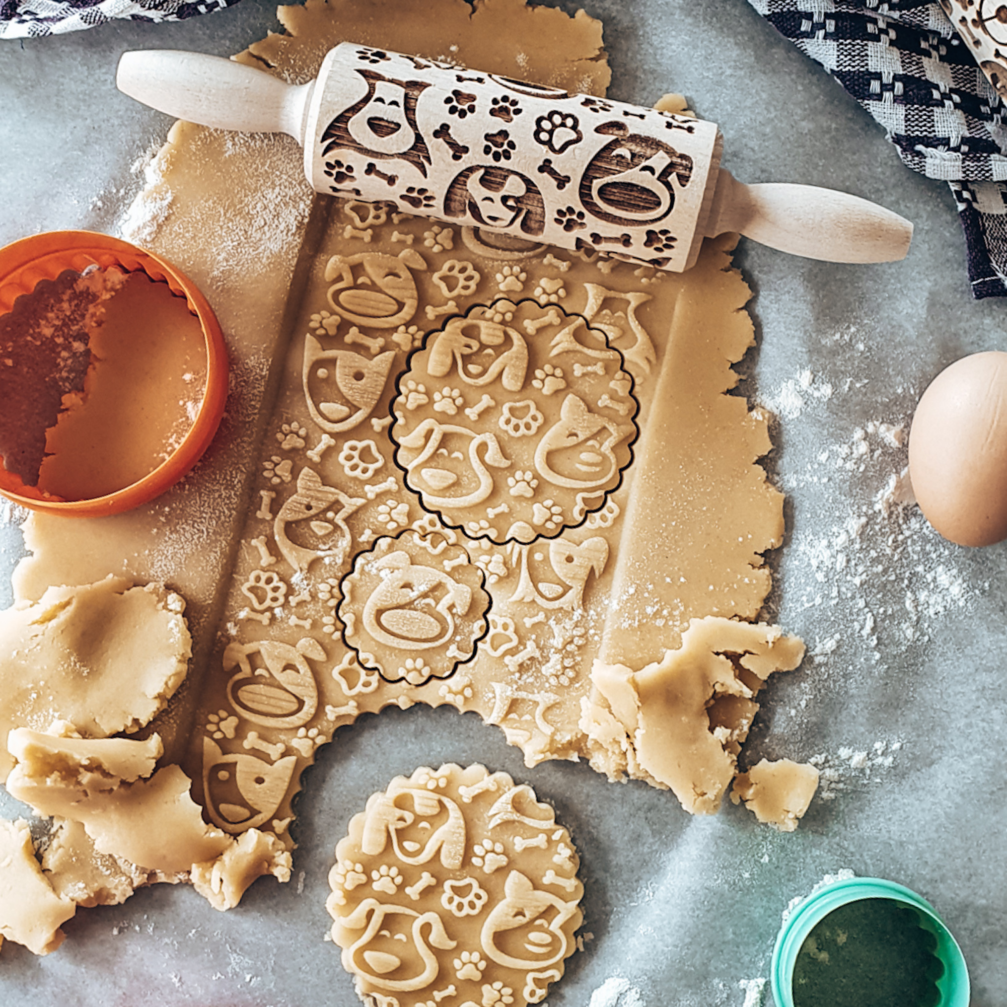 Puppies Rolling Pin