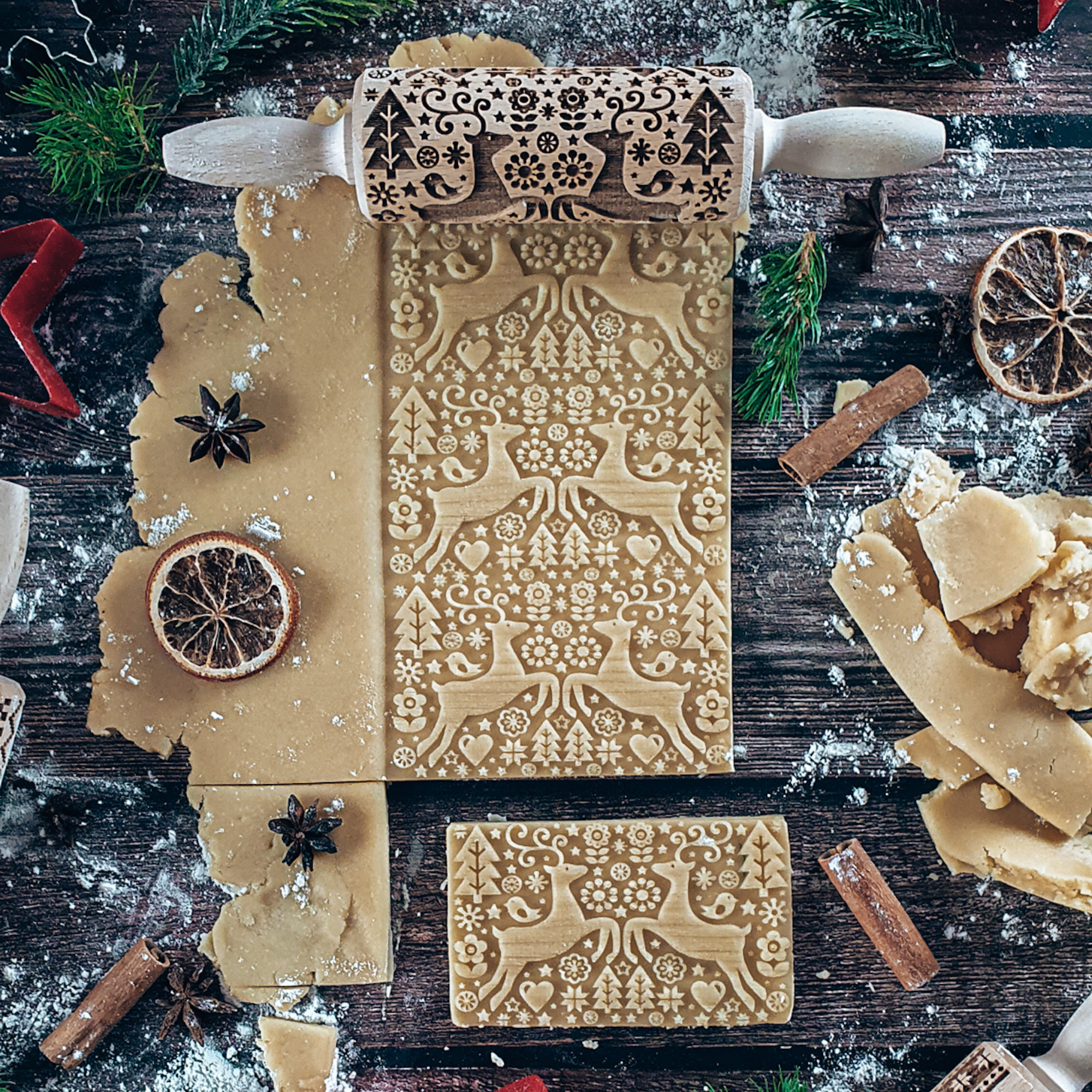 Winter Rolling Pin