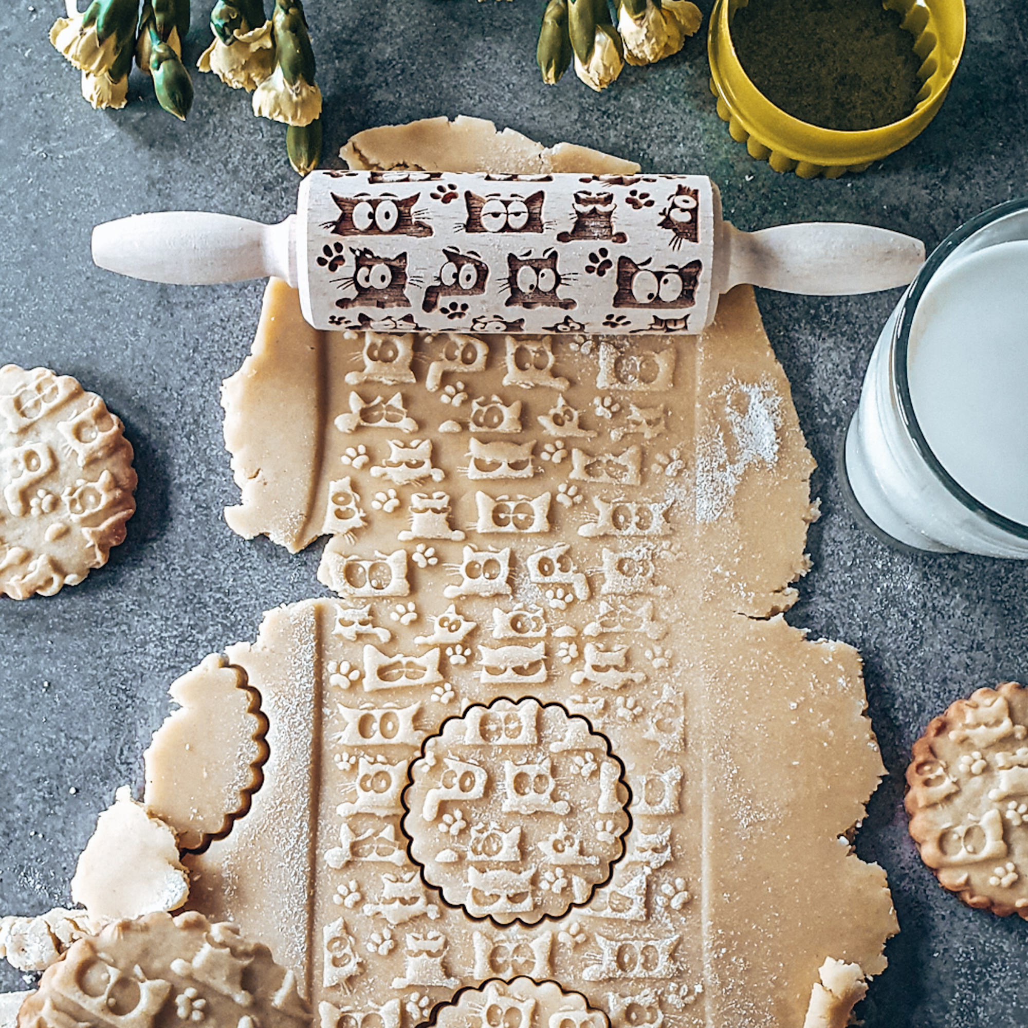 Funny Cat Rolling Pin