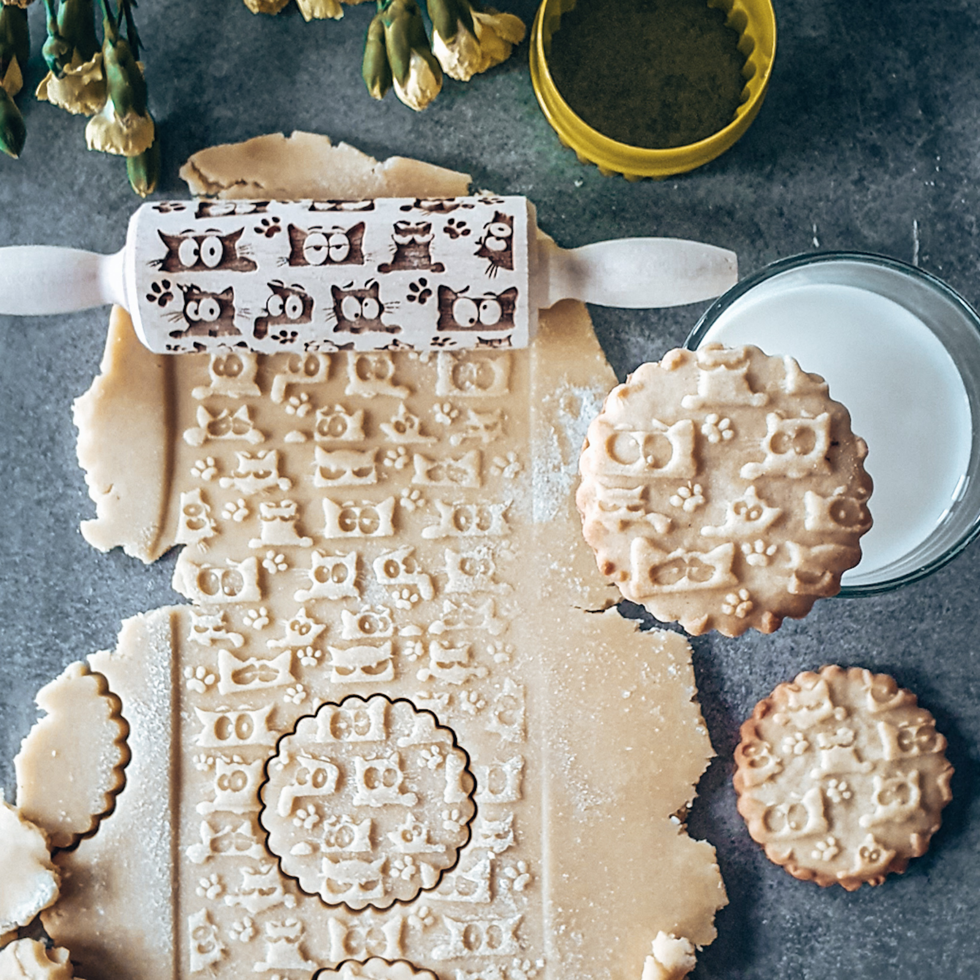 Funny Cat Rolling Pin