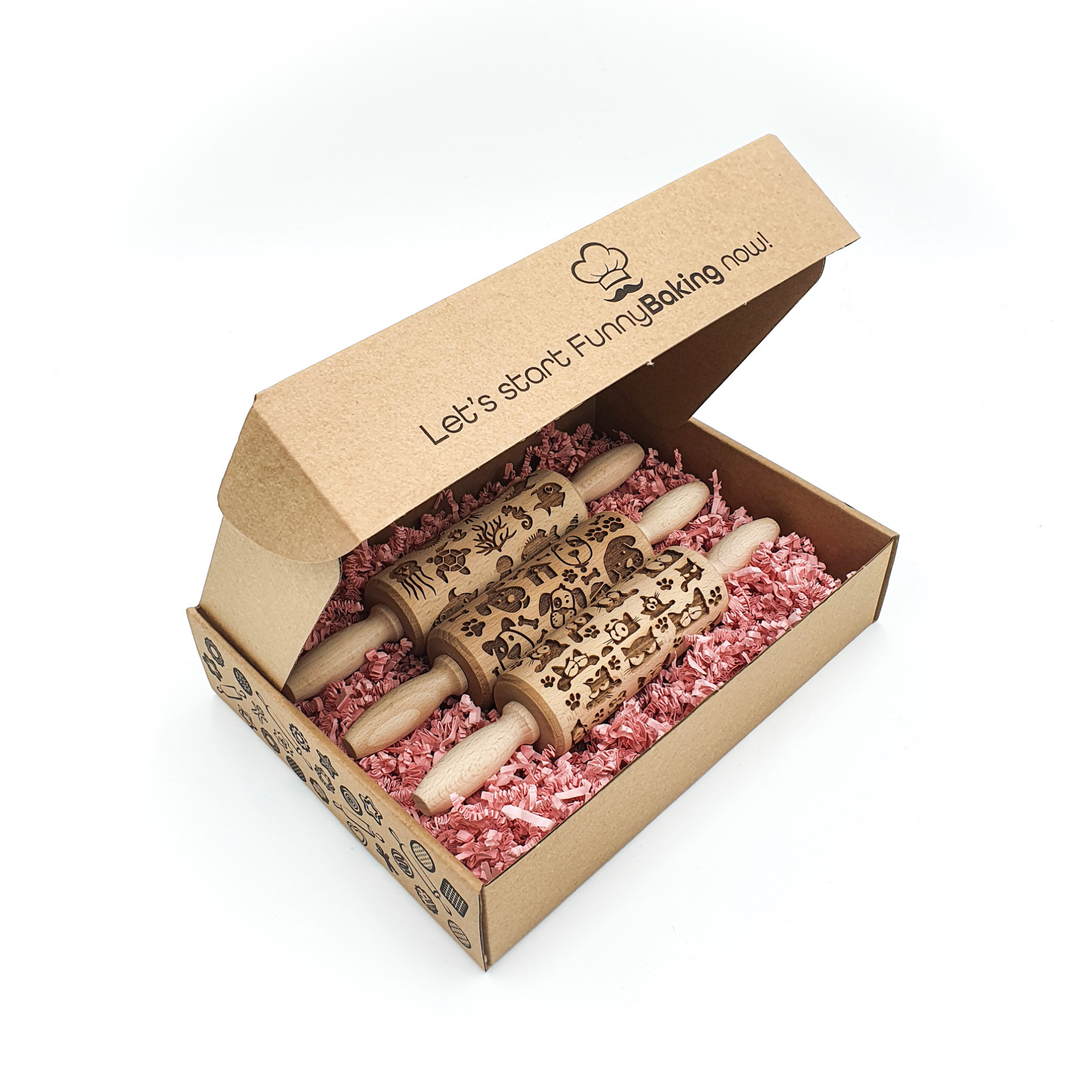 Christmas Square Rolling Pin