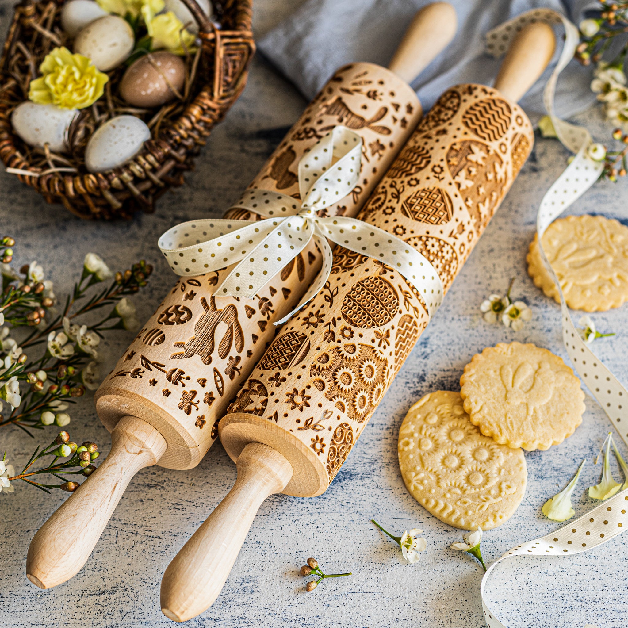 Super Easter Eggs Rolling Pin