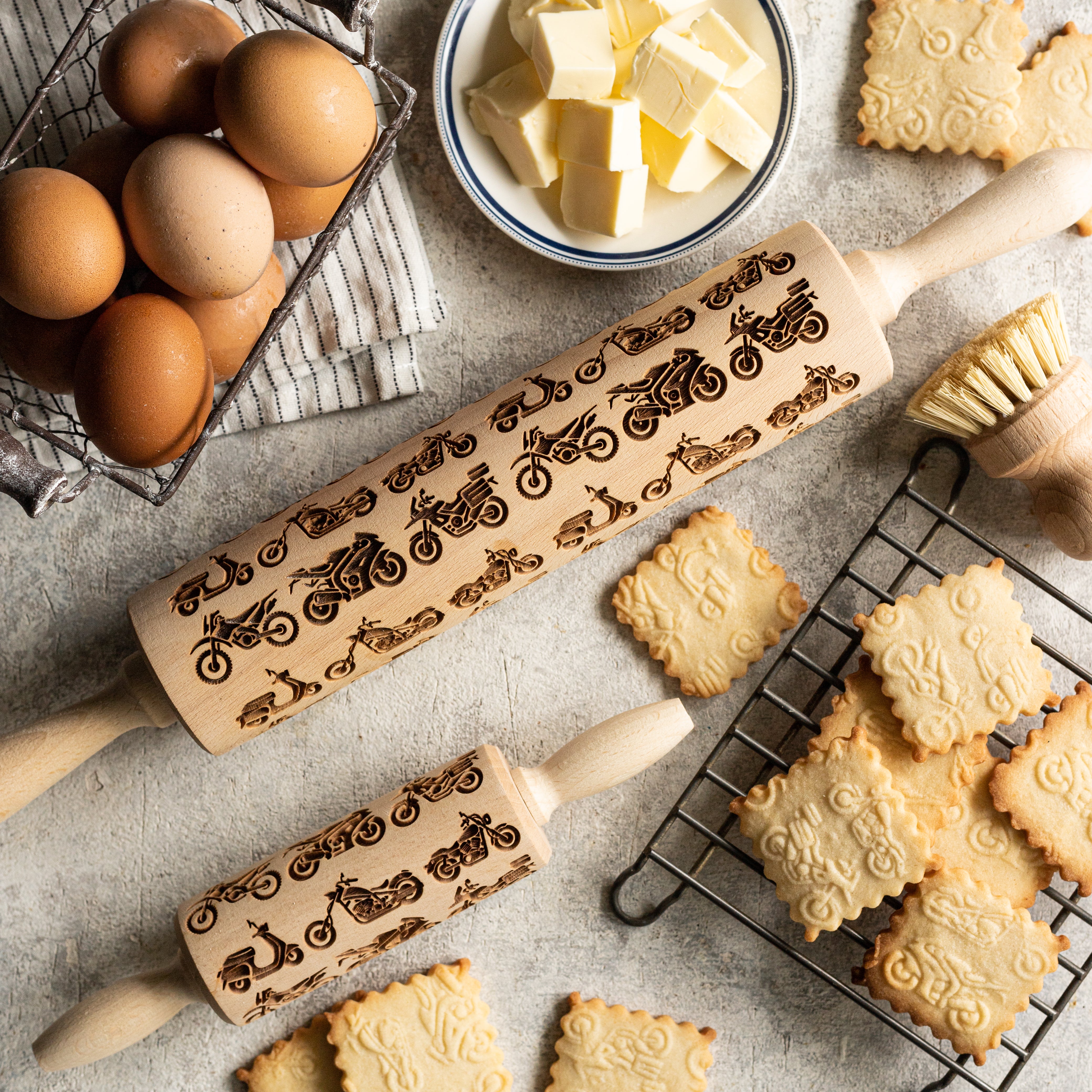 Motorcycles Rolling Pin