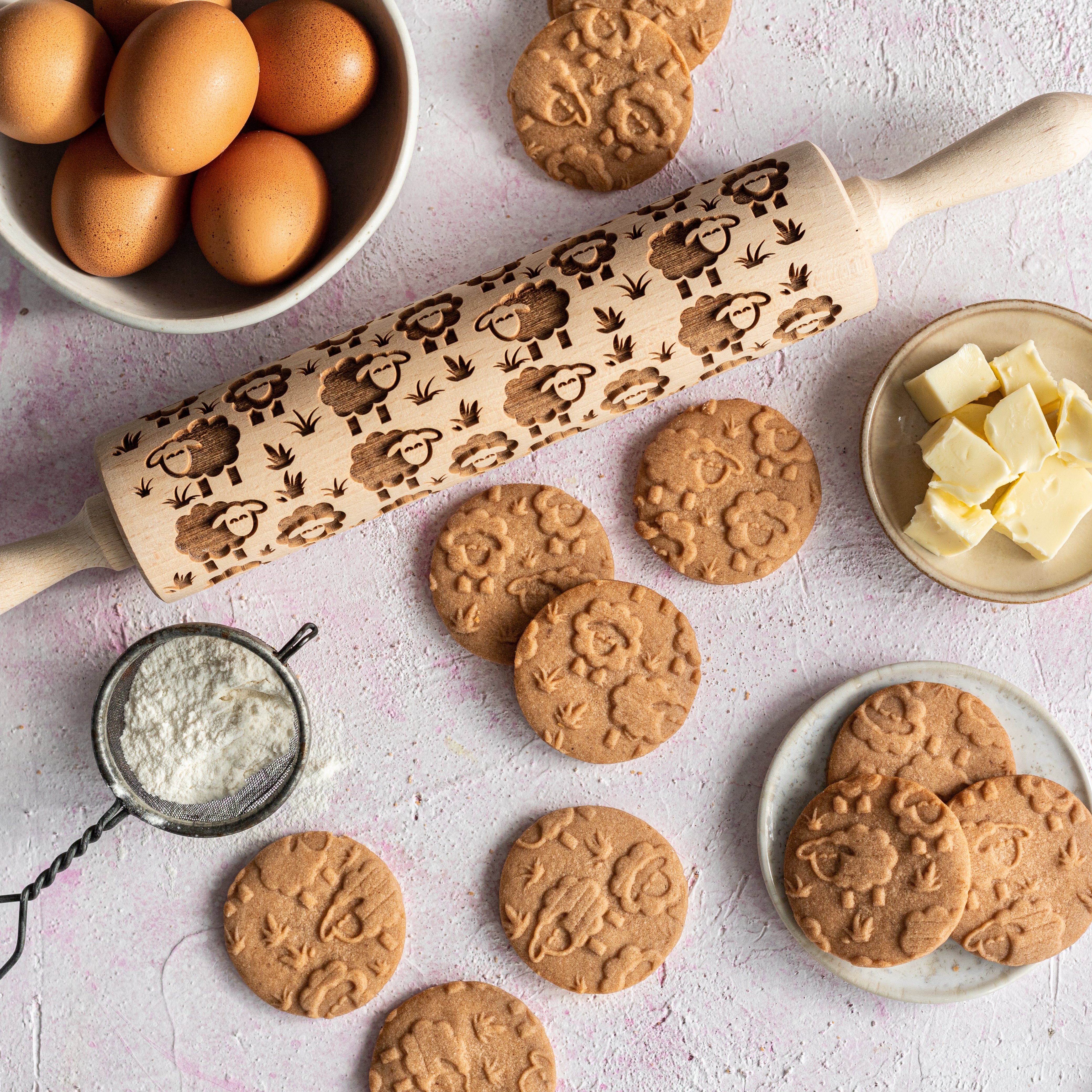 Sheep Rolling Pin