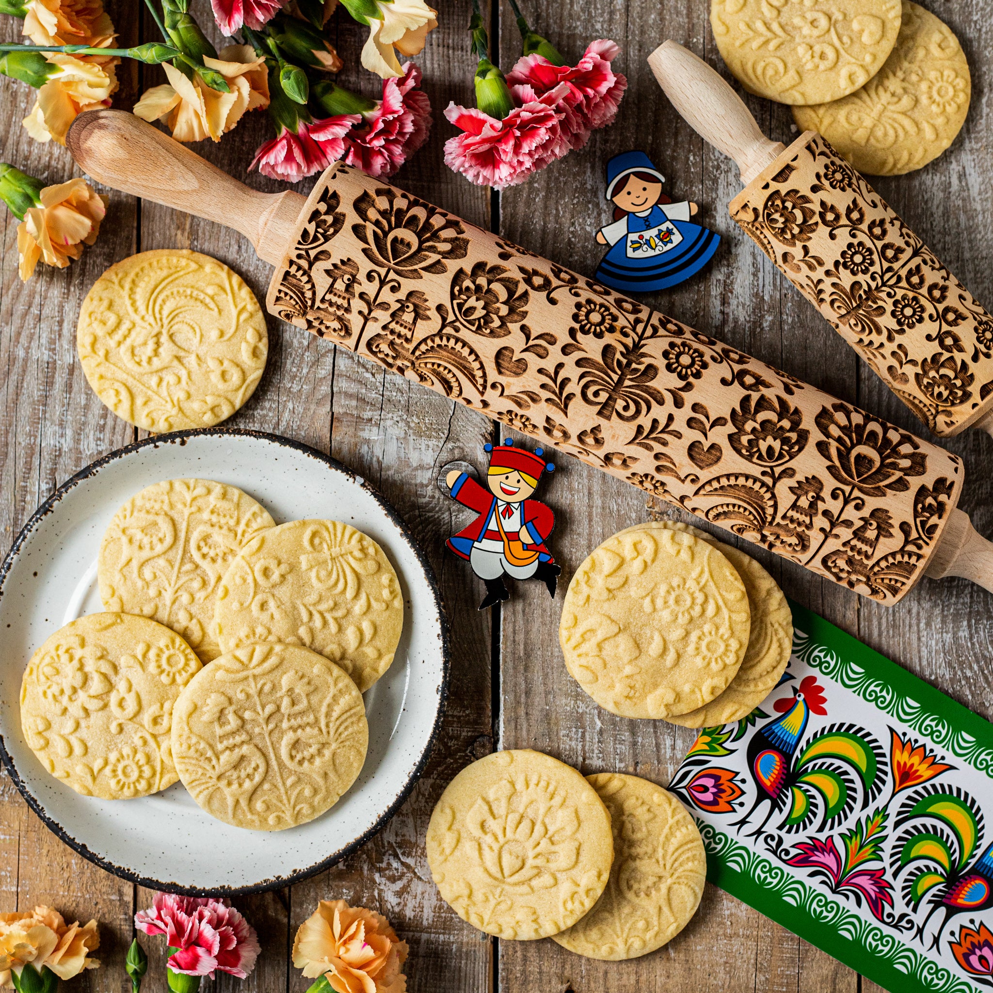Folk Rolling Pin