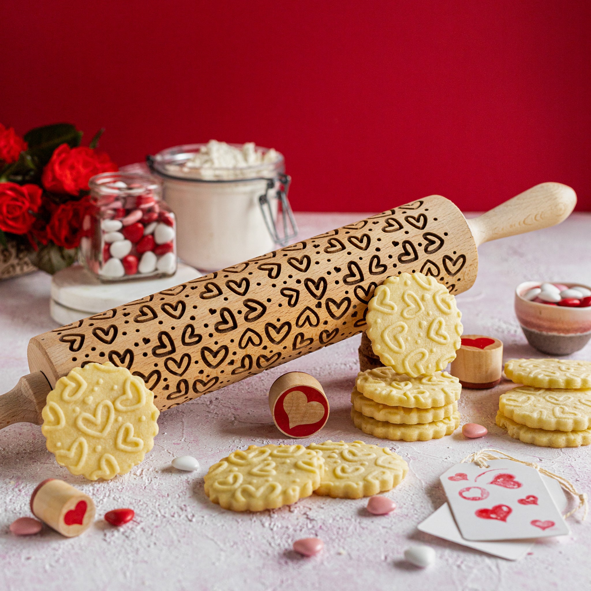 Little Hearts Rolling Pin