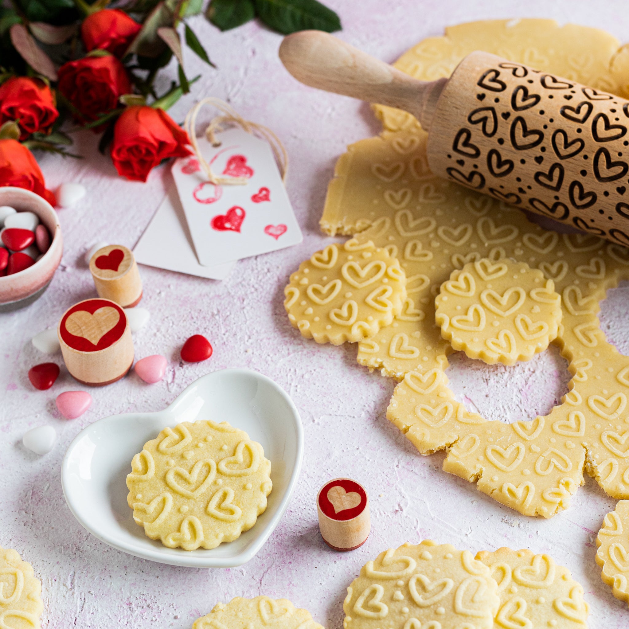 Little Hearts Rolling Pin